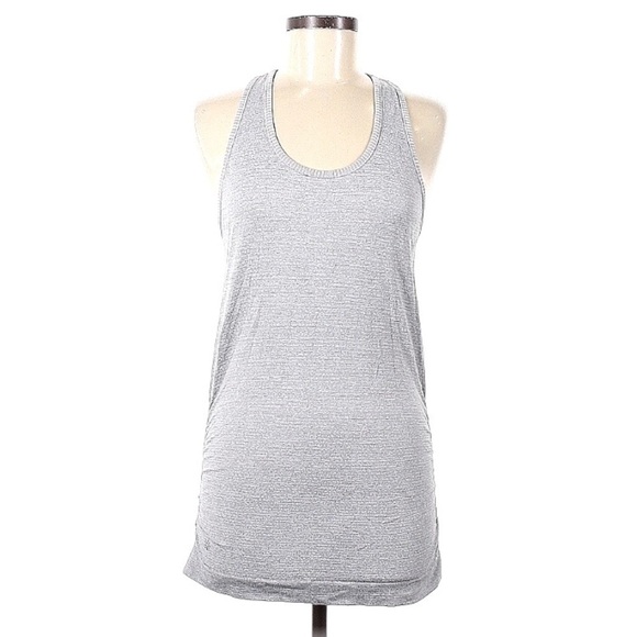 Athleta Women’s Active Seamless Scoop Neck Razor Bk Heather Gray Tank Top Size-M - Picture 1 of 3
